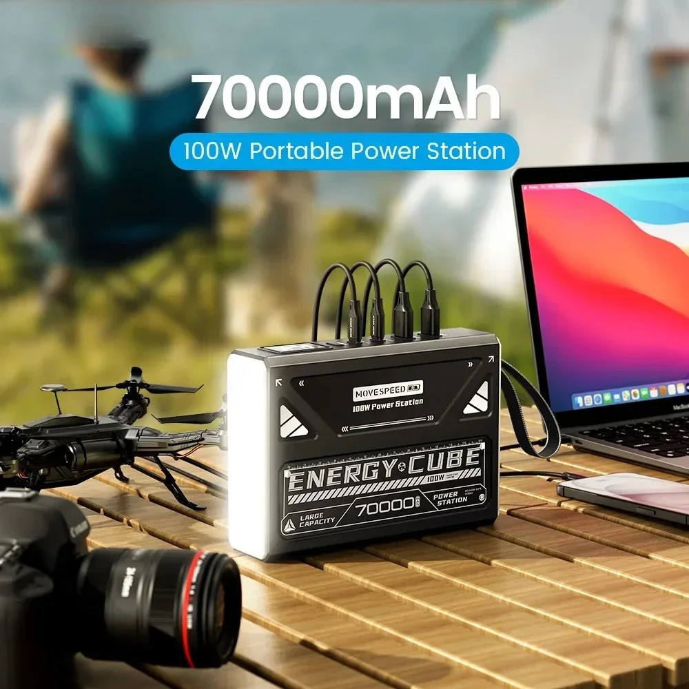 70000mAh Power Bank 100W Fast Charging High Capacity USB C - Image 4