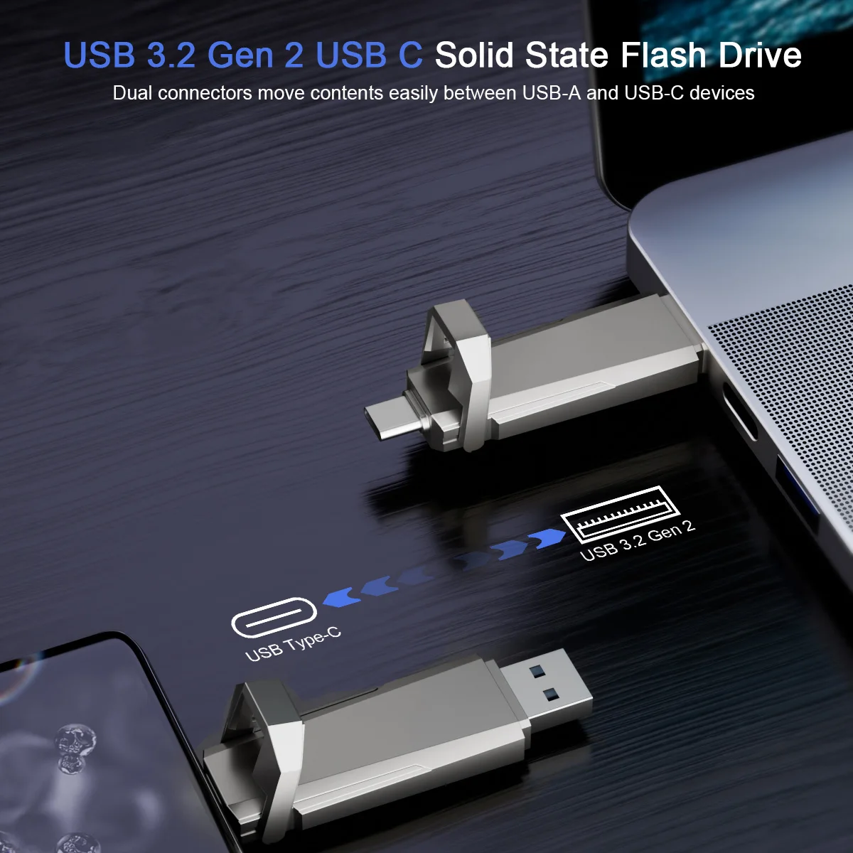 U52 Portable External SSD (USB 3.2 Gen 2) - Image 2