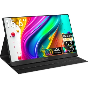15.6 inch Portable Monitor for Laptop, 1080P 72 NTSC