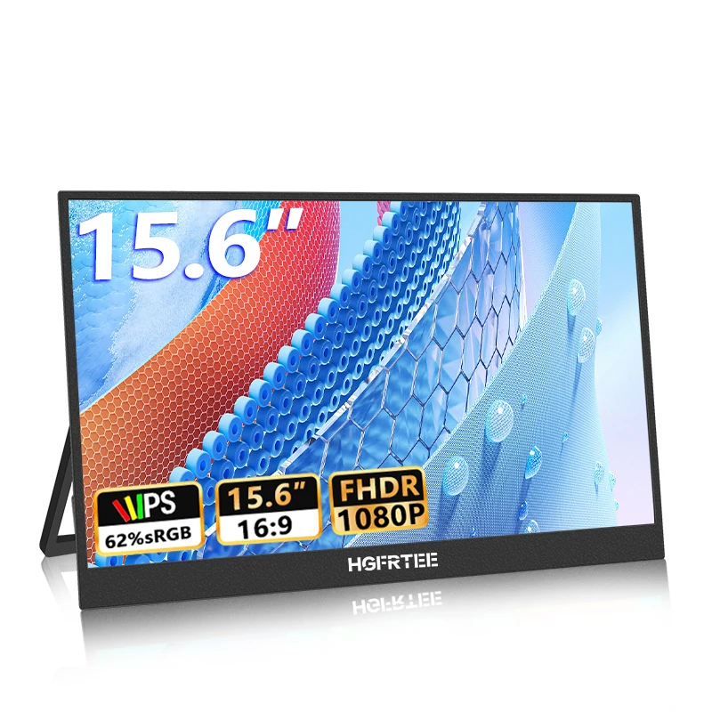 HGFRTEE 15.6" Portable Monitor – Full HD IPS Display