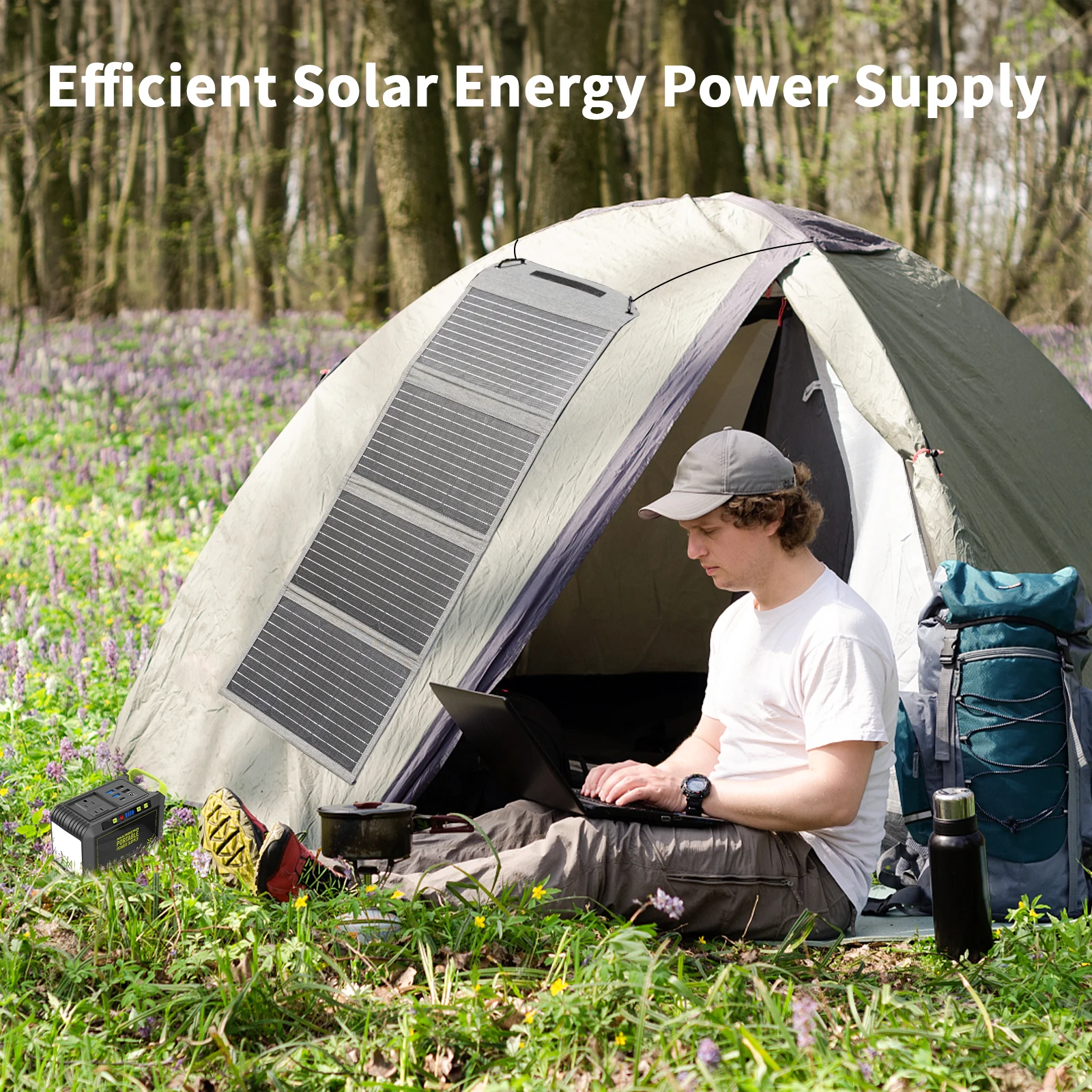 MHPOWOS Portable Solar Panel (120W / 40W) - Image 3