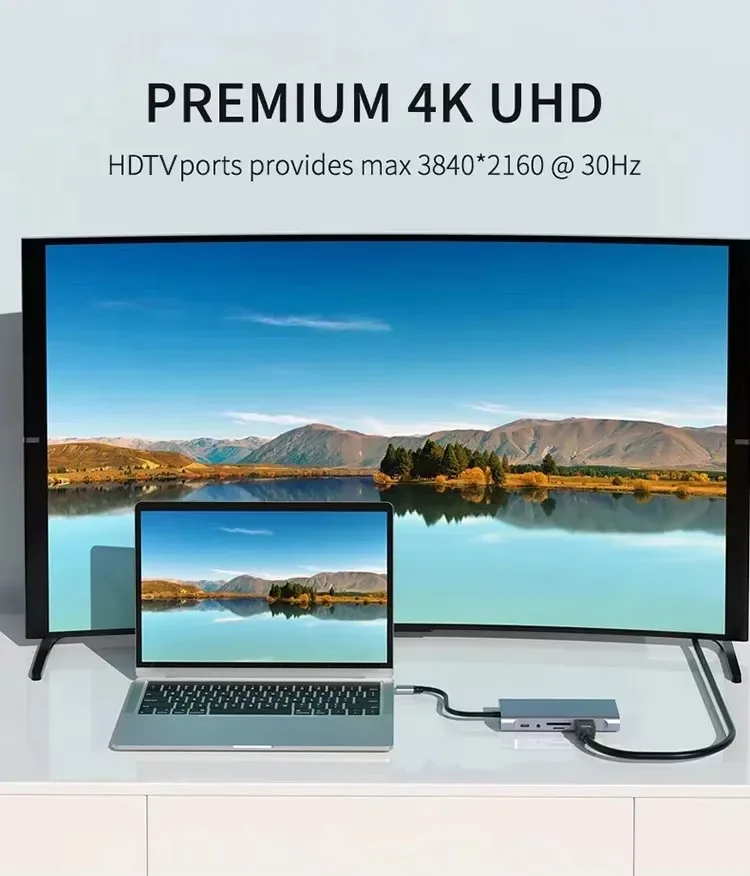 USB‑C 10‑in‑1 Hub with 4K HDMI & PD - Image 4