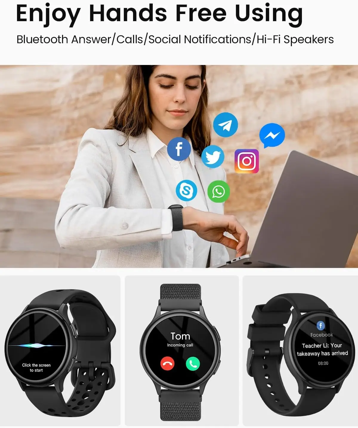 Smart Watch for Women's with Health Tracking - Image 3