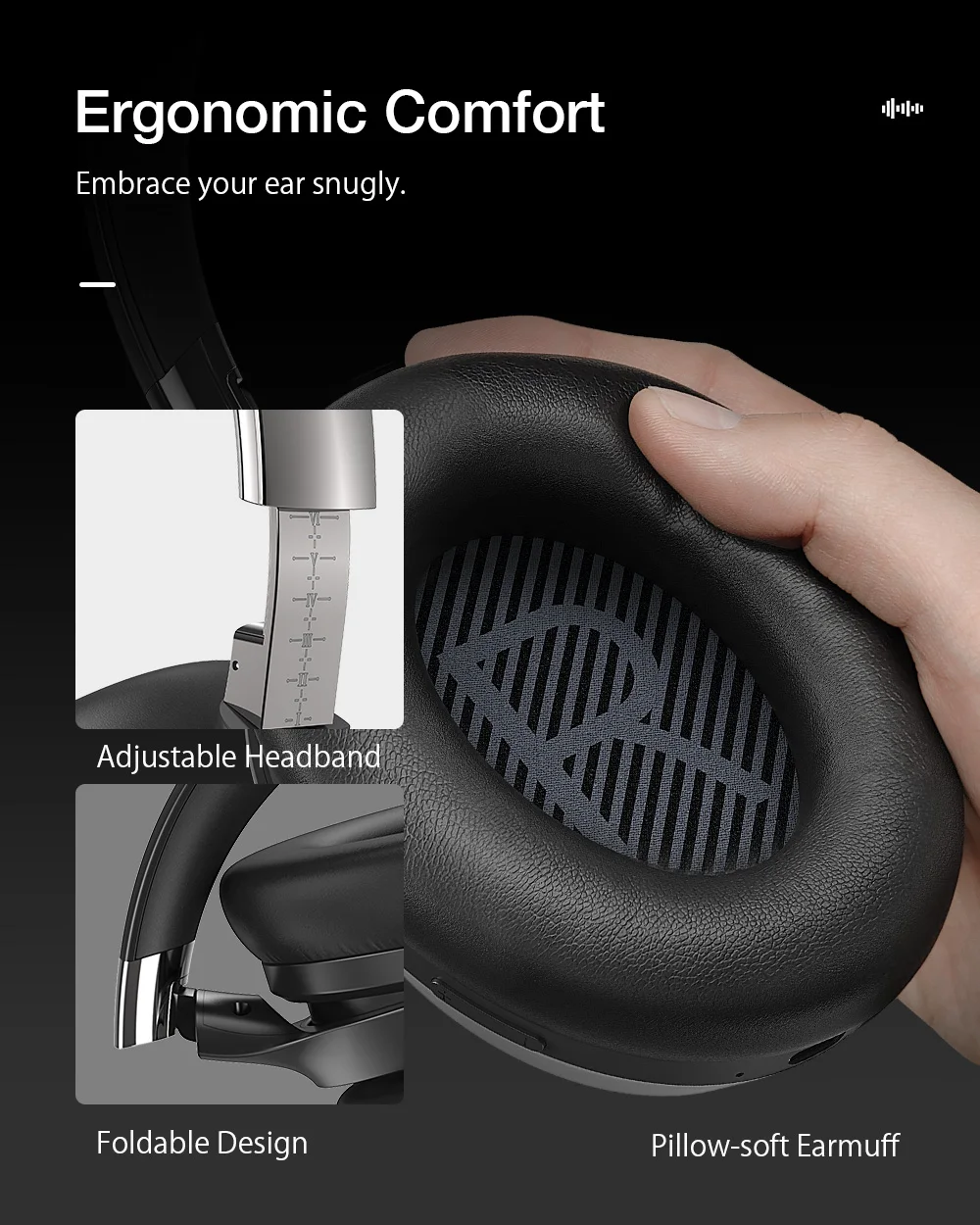 Bitzwolf BW‑HP5 Lite ANC Bluetooth Headphones - Image 5